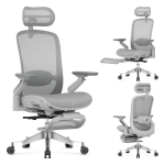Masaažiga kontoritool Mark Adler LeadPro 8.7 Grey &ndash; jalatoega, hall disain