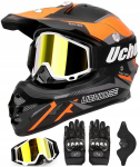 Krossikiiver BMX, Motokross 58-59 cm + prillid, kindad