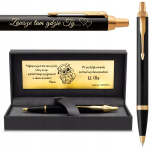Parker Im pen black Gt graveeringuga on suurep&auml;rane kingitus