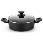 K&uuml;psetuspott - MONIX - M810524 - Inox - K&otilde;ik t&uuml;&uuml;pi pliidid, sealhulgas induktsioon - Pestav n&otilde;udepesumasinas - Kinnine k&auml;epide