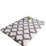 1tk Pehme Ruuduline Vaip, Veekindel Libisemisvastane Kodusisustusvaip, 160 * 230 cm / 62,99 * 90,55 colio