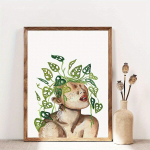 Plakat Monstera, 50,04*70,1cm Be rėmelio