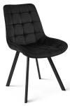 4 s&ouml;&ouml;gitooli komplekt Soria, 86x43x42 cm, must