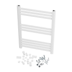Vannitoa radiaator Granitan Breno 50 x 70 cm valge