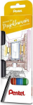 Disainipliiatsite komplekt S520-ST4ABCDPL 4 v&auml;rvi - PENTEL