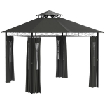 Aia-paviljon, metallist, 2,95x2,95 m, k&uuml;lgseinaga, 1 tk