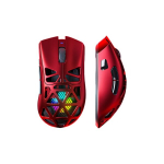 Aula SC620 m&auml;nguhiir, 2,4 GHz / USB-C / Bluetoothi traadita hiir, RGB-valgustus, programmeeritavad nupud, punane