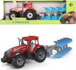 Punane adraga traktor Askato 126197 lastele