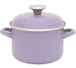 Emailpott 24 cm, 6,7 l, pastelllilla