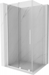 Mexen Velar L liugustega du&scaron;inurk 110 x 75 cm, l&auml;bipaistev, valge - 871-110-075-03-20