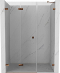 Mexen Lunar-F kokkupandavad du&scaron;suks vasak 125 cm, l&auml;bipaistev, roosa kuld - 836S-125-050-60-00-L