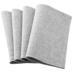 Linased lauamatid helehall lauamatt komplekt 4 tk 48x33 cm