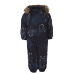 Huppa Laste talvekombe KEIRA, navy pattern, 68