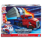 Transformers Earthspark Optimus Prime Battle Trailer Figuur Hasbro