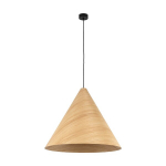 Tk Lighting Solin - Moodne puidust varjuga rippvalgusti