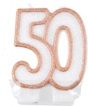 Kuldne l&auml;ikiv kookik&uuml;&uuml;nal "50"