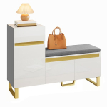 Kingakapp, MDF, 120x35x85 cm, valge, 1 tk