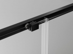 Mexen Exo-3S 3-seinaline l&uuml;kandustega du&scaron;inurk 130 x 80 cm, l&auml;bipaistev, must - 8152-130-080-70-00-3S