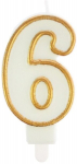 Kuldse aktsendiga kiri, number 6, s&uuml;nnip&auml;evaks
