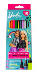 Mustast puidust v&auml;rvipliiatsid Barbie, 10 tk.