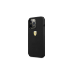 Ferrari FESSIHMP13XBK iPhone 13 Pro Max 6.7 musta/musta v&auml;rvi silikoonist MagSafe kate