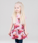 Lenne laste kleit Melina 23618*1210, roosa/kollane