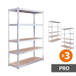 Hoiuriiulid Tonro 180x90x45 PRO, 3 tk