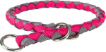 Collar - TRIXIE - CAVO - L&otilde;peta t&otilde;mbamine - Nailon - 35-41 cm/&Oslash; 12 mm - Fuksia/Graafik