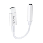 Audio adapter Hoco LS30 Type-C to 3.5mm valge