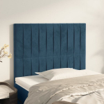 vidaXL voodipeatsid 2 tk, tumesinine, 100x5x78/88 cm, samet