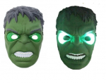 Helendav Hulk Avengers LED-mask, roheline