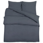 vidaXL voodipesukomplekt, antratsiithall 240x220 cm kerge, mikrofiiber