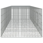 vidaXL 6 paneeliga j&auml;nesepuur, 327x79x54 cm, tsingitud raud