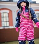 Huppa Laste vihmakomplekt JOONI, fuchsia/ navy