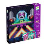 Loominguline komplekt &ndash; Paberikunst &ndash; Pikslirobotid, DJECO DJ09452
