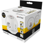 Pikenduskaabel Entac 3 pesa + 2 USB, 1,5 m