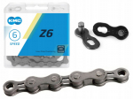 Rattakett 6k, 1/2 x 3/32, 114L, ketti laius 7.3 mm, KMC Z6 Gray (0920)