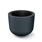 &Uuml;mmargune lillepott, antratsiitv&auml;rvi, 30cm Milly Round