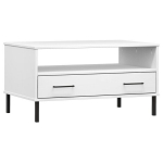 Diivanilaud VidaXL, 85x50x45cm, valge