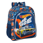 Kooliseljakott Hot Wheels Speed club Oranž Meresinine (32 x 38 x 12 cm)