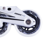 Atsarginiai ratukai riedučiams Worker Alu, Juoda, M