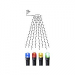 Valgusketid kuusele 160 LED v&auml;rviline, 8 haru x 2m, voolutoide, sise/v&auml;lis, IP44