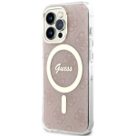 Guess GUHMP13LH4STP iPhone 13 Pro | 13 6.1" r&oacute;żowy|pink hardcase 4G MagSafe