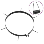 vidaXL ogadega muru&otilde;hutaja klambrid 5 tk, &Oslash; 30 cm, raud