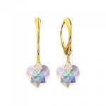Naiste h&otilde;bedased k&otilde;rvar&otilde;ngad Diamond Sky &bdquo;Cute Valentine (Aurora Borealis)&ldquo; koos Swarovski kristallidega DS02A559