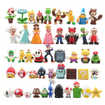 Figuurikomplekt Super Mario Bros, 48 t&uuml;kki + m&auml;ngukott