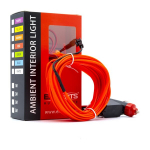 EinParts LED valgusriba auto kaunistamiseks 12V - pikkus 5M, v&auml;rvus Punane