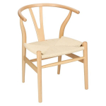 "Wicker Color" naturaalne/helepruun tool inspireeritud "Wishbone'ist"