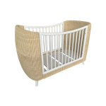 V&otilde;revoodi vitstest punutisega 70x140cm valge