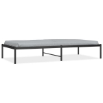 vidaXL metallist voodiraam, must, 90 x 190 cm